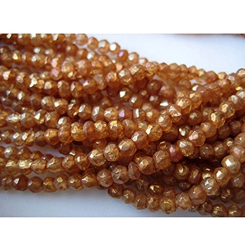 Quartz mystique couleur citrine en perles de 4mm pour illuminer vos bijoux d'été faits main