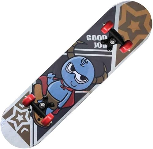 Miniatura 4 de WSJYP Patineta para niños, patineta de doble patada de 24 pulgadas, para principiantes con cubierta de arce, para niños y niñas, múltiples diseños, 3