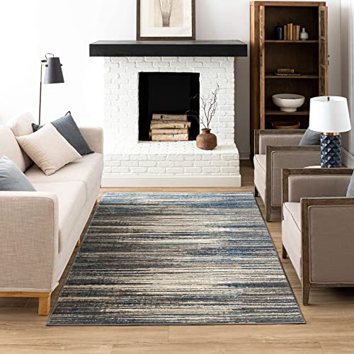 Mohawk Home Nexus Modern Contemporary Abstract Gray 5' 3" x