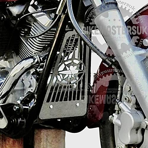 BM UK Grille de protection pour radiateur de moto Yamaha Drag Star 125 (Vstar 125) | XVS250 Dragstar (Vstar 250) - STAR 2 Cover