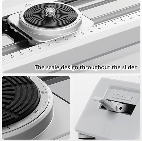 Image of Pro Motorized Camera Slider with App-Controlled Panorama, 125 Rotation, 55 Surround, Adjustable Speed 0.5-57 Mm /s for Time-Lapse & Video Tracking - Perfect for DSLR & SLR Cameras (40cm)