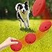PERZOE Dog Puzzle Toys, Food Grade Silicone Flying Disc Shape Dog Enrichment Toys, Bite-Resistant Dog Leaky Toy for Small Medium Large Dogs Treat Training Grey