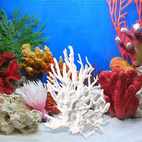 Editbar 2 Stück Aquarium Deko Künstliche Korallen Haze,Garnelen Aquarium & Aquarienpflanze Echt, Zubehör für Landschaftsbau Wasserlandschaft Dekoration Decor Mikromodell