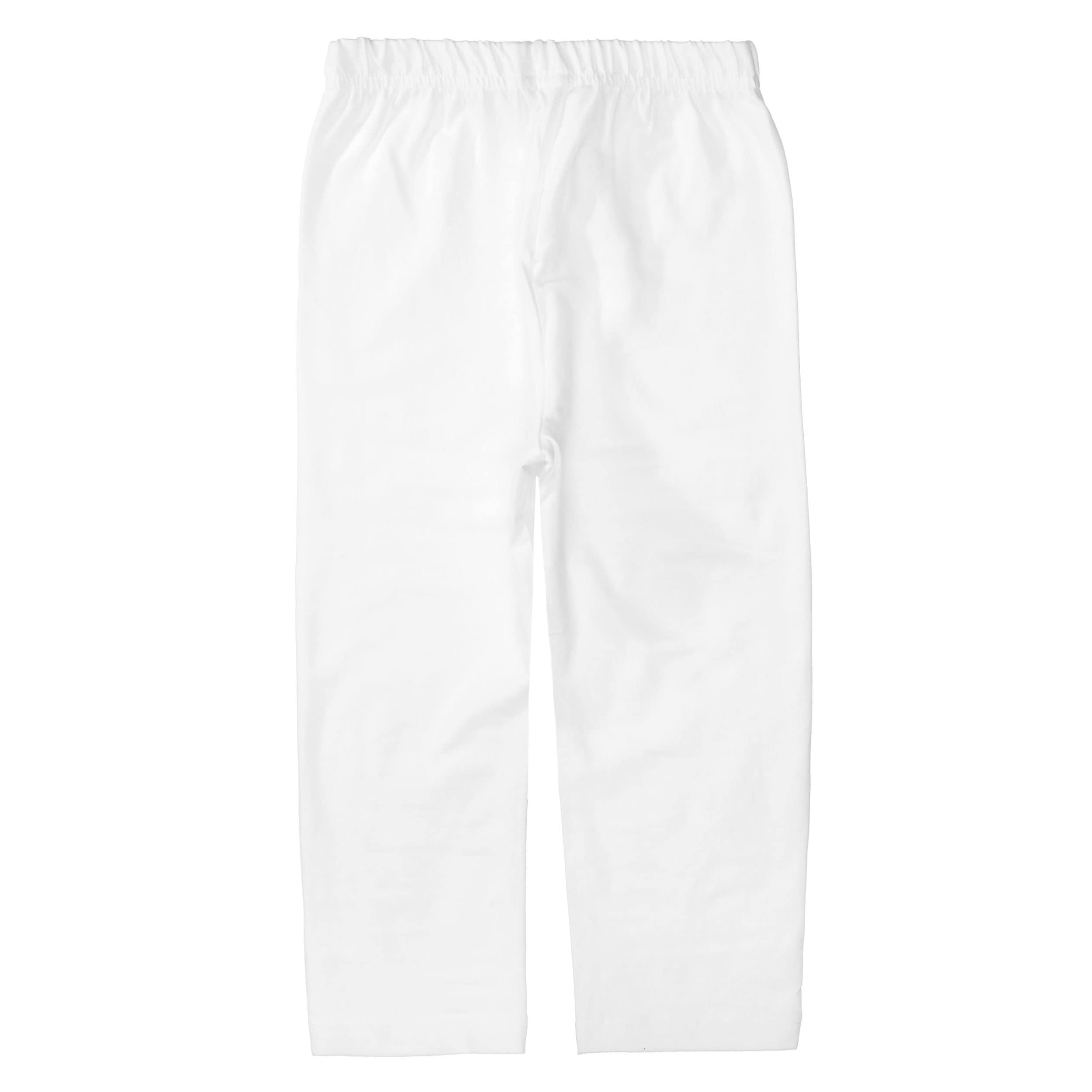 Staccato Leggings Capri para niña, básicos, elásticos, hipoalergénicos, prácticos paquetes dobles, color negro y rosa, tallas 92/98-128/134
