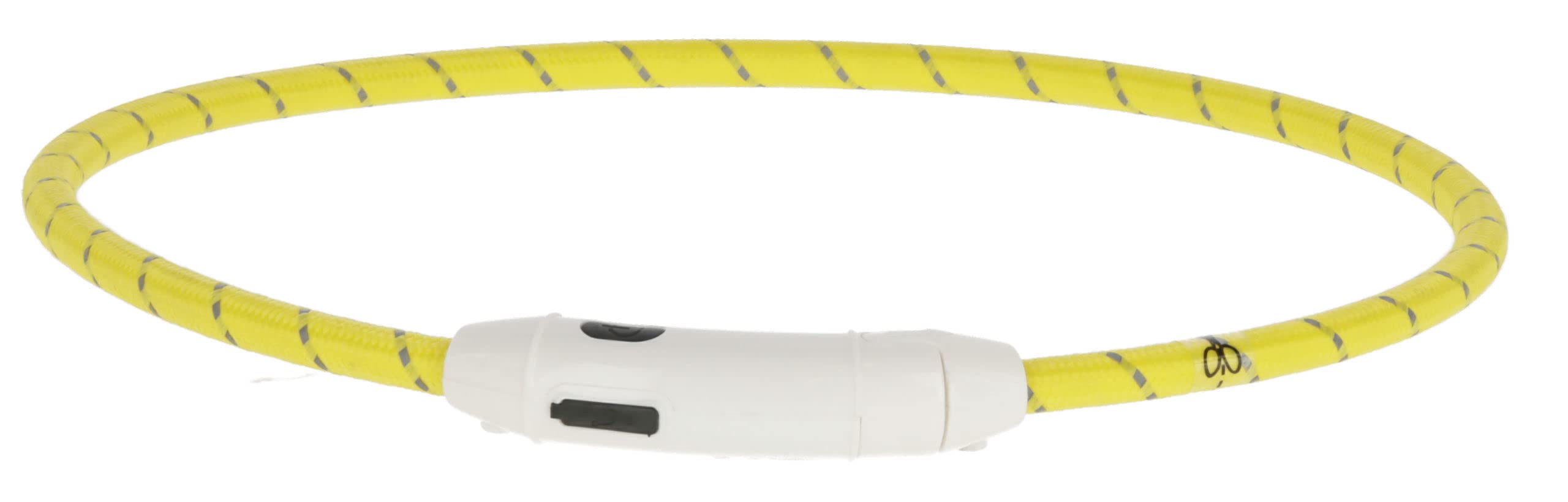 Maxi Safe LED Collar, Nylon, Length 65 cm, Yellow