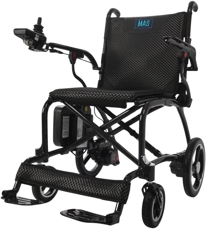 Fauteuil roulant électrique pliable léger en fibre de carbone 10,...