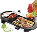 Produktbild ETE ETMATE Tragbarer elektrischer Grill, elektrischer Grillgrill Indoor-Hot Pot Chafing Dish, große Kapazität Haushalt multifunktionaler Antihaft-Pfanne-Elektroherd mit 5 Temperatureinstellungen