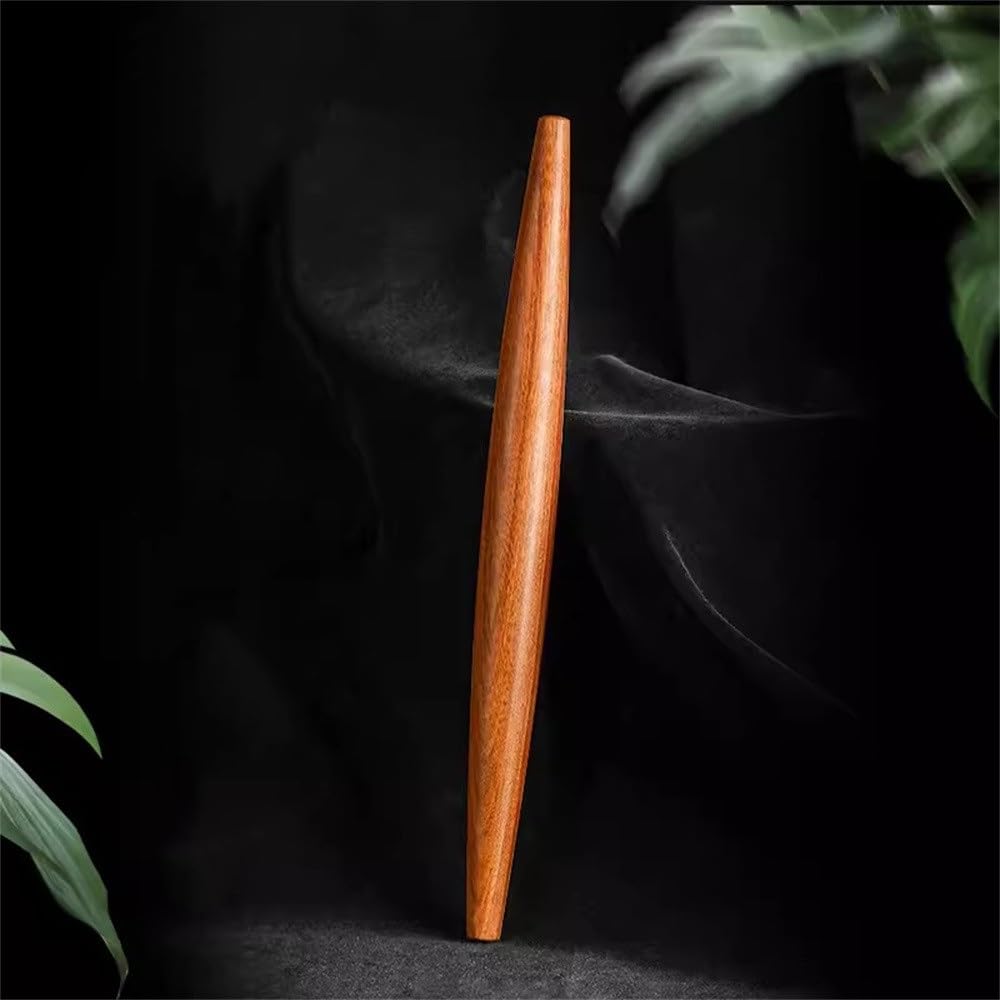 Amazon | めん棒 家庭用餃子の皮 用木製めん棒 キッチン用品(28x2.5cm
