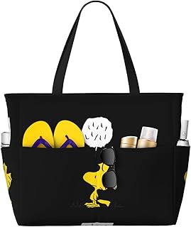 トートバッグ ウッドストック スヌーピー おしゃれ プールバッグ 大容量 ビーチバッグ 手提げ 肩掛け 小物ポケット付き ビーチ ジム 銭湯 旅行 レディース 男女兼用 プレゼント トートバッグ ウッドストック スヌーピー おしゃれ プールバッグ 大容量 ビーチバッグ 手提げ 肩掛け 小物ポケット付き ビーチ ジム 銭湯 旅行 レディース 男女兼用 プレゼント