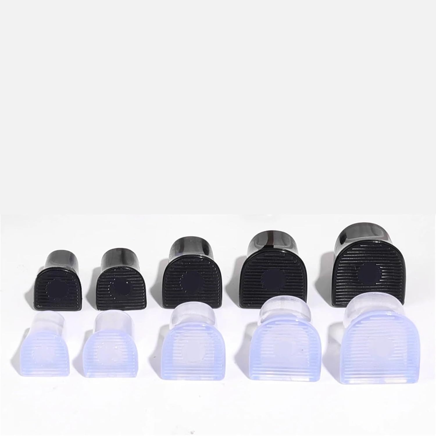 Heel Protectors 50/100Pairs Silicone Heel Protectors Stoppers Latin Stiletto Dancing Cover Antislip Silent High Heeler Bridal Wedding Shoe Accessory for Shoes Grass(Black,100Pairs,Small)