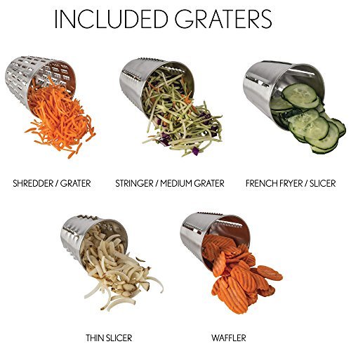 MAXAM Vegetable Chopper, Dynamic Food Processor with Stainless-Steel Shredders - Thumbnail 2