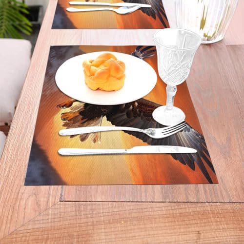 Set de table design aigle en PVC pour protéger votre table à manger - 5
