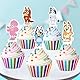25 Stück Bluy und Bngo Tortendeko Jungen, Bluy und Bngo Kuchen Deko Kindergeburtstag, Cake Topper Set, Happy Birthday Topper für Jungen Geburtstag Party Kuchen Dekoration Supplies