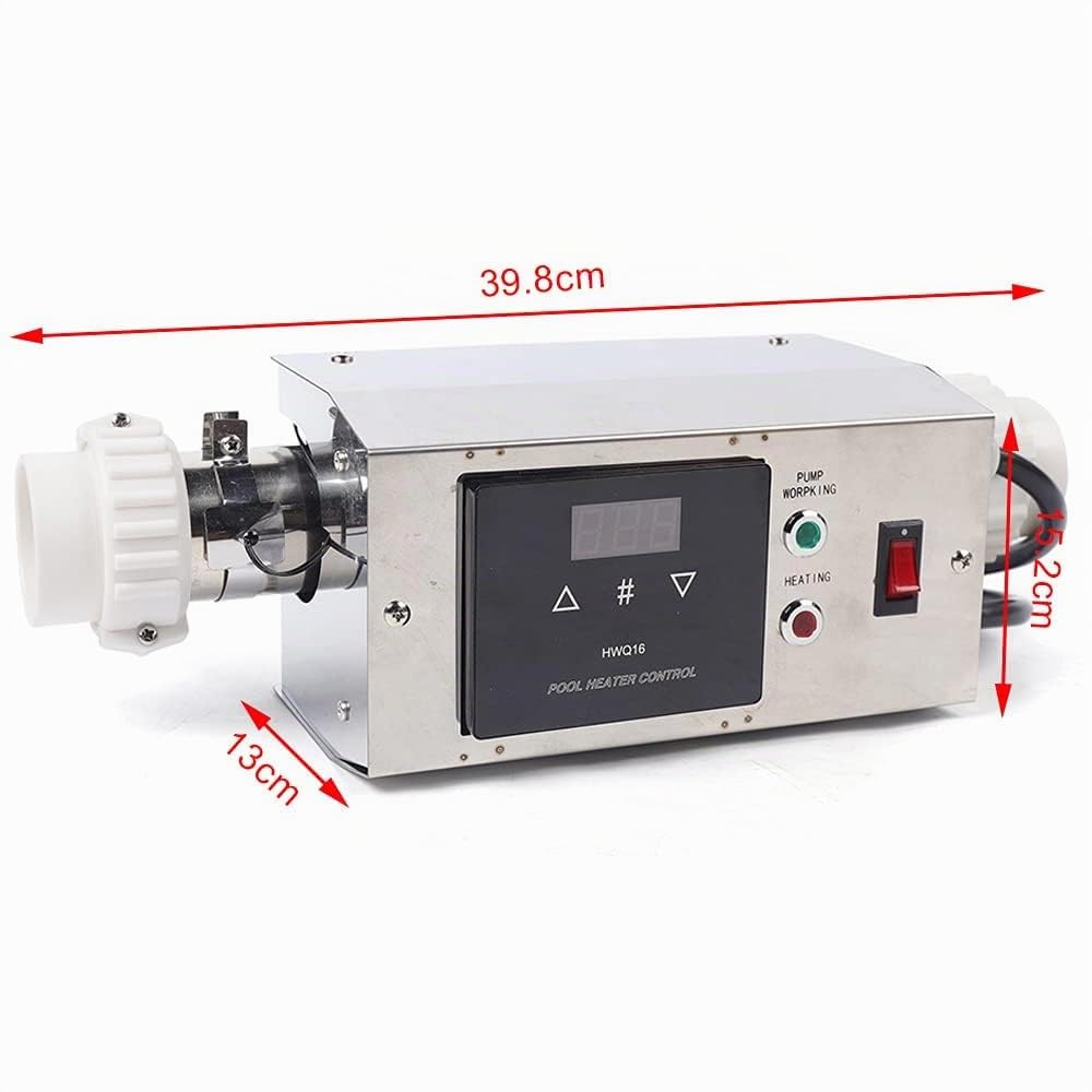 Thermostat de chauffage de piscine 3KW, Chauffage de piscine électrique, Pompe à chaleur SPA, Thermostat de chauffe-eau pour piscines, piscines spa