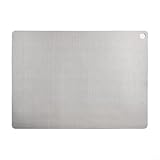 Niceminiwall Silikon-Induktionskochfeldmatte, 22 cm, rund, hitzebeständig und rutschfest, für Küchenarbeitsplatten, leicht zu reinigen, lebensmittelecht, Grau (rechteckig)