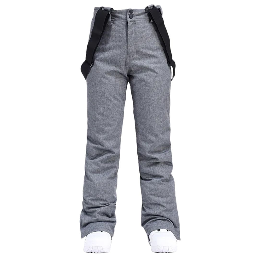 Pantaloni da sci invernali da uomo e donna, spessi e caldi, antivento, pantaloni da snowboard
