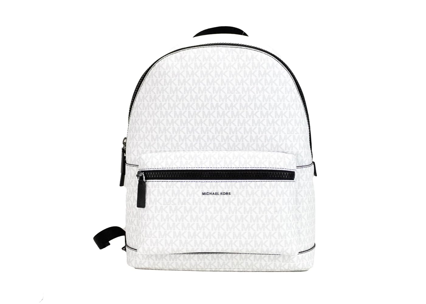 Michael Kors Cooper Mochila feminina de ombro branca brilhante