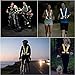 IRRERS Reflective Vest Running Gear 2Pack, High Visibility Adjustable Safety Vests for Women Men Night Walking Biking Running Hiking Jogging Blue