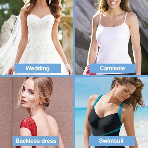 6 Paare Pasties Nippelabdeckungen Aufkleber für Frauen Brustband, wasserdicht, unsichtbar, atmungsaktiv, selbstklebend, Einweg, Kreuzform für Frauen Party Zubehör Schwarz Silber Gold Farbverlauf