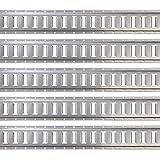 US Cargo Control 12 Gauge Steel 5 FT Galvanized E Track Rail (5-Pack) Horizontal ETrack Rails for Trailers, Garages, Cargo Vans, 6,000 Pounds Break Strength Per E-Track Slot