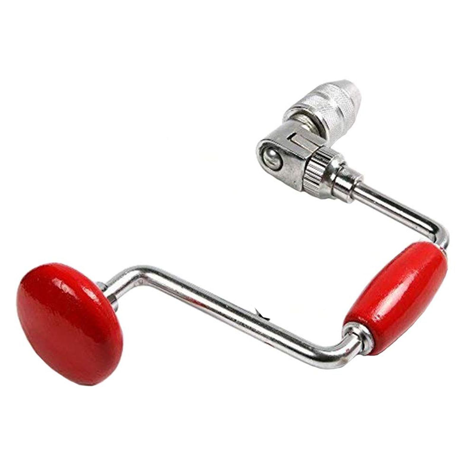 RSBFER Support de Foret pivotant, perceuse à Main à 2 mâchoires, perceuse à manivelle Manuelle, diverses spécifications, Outil de Perforation pour Bois, Plastique et Acrylique,12 inch