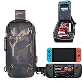 Carrying Case for Steam Deck Console & Accessories, Shockproof Hard Shell Protective Crossbody...