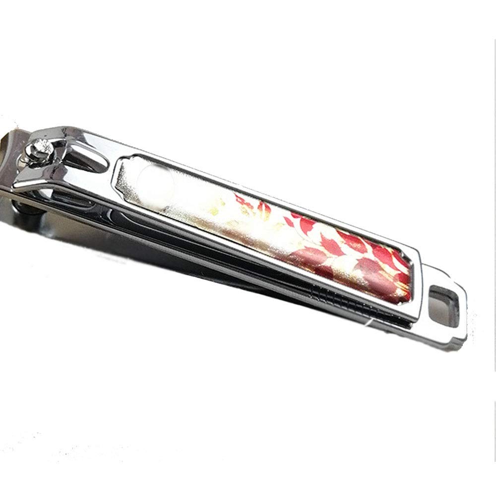 XIANGFAZJD Cortauñas Clippers de uñas para Adultos Acero de Carbono Plata Clippers de uñas 12 * 78mm cortadoras de uñas afiladas portátiles