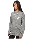 Nike Gym Vintage Full Zip Hoodie (L) Carbon Heather/Sail