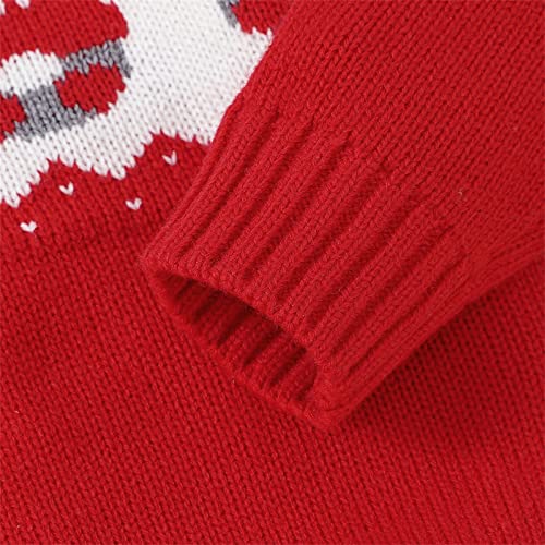 Suéter infantil infantil para meninos e meninas pulôver manga longa botão de malha de algodão suéter