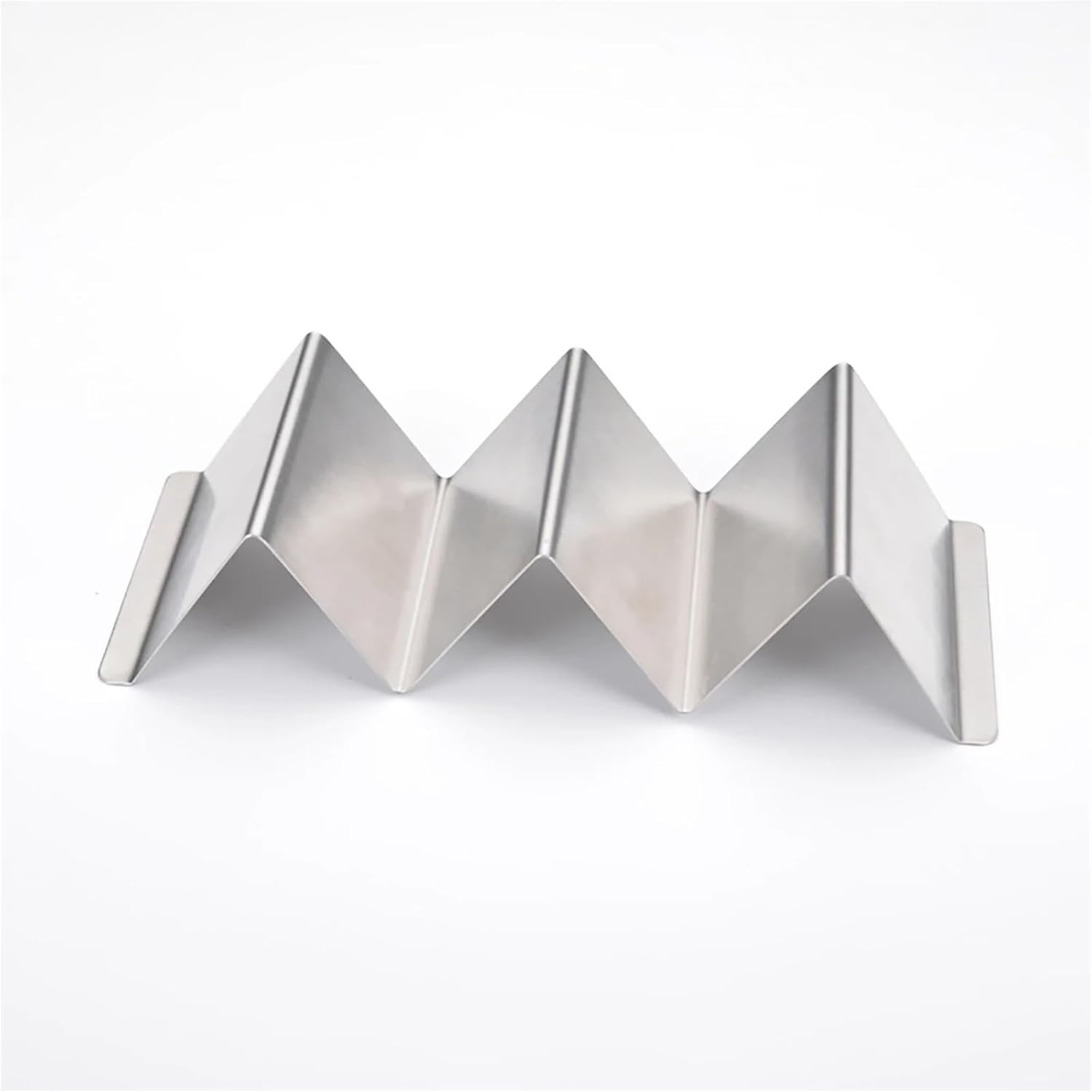Taco Holder Roll Rack Taco Holder Stainless Steel Tortilla Stand Wave Shape Tray Cake Display Kitchen Gadgets For Baking and Grill