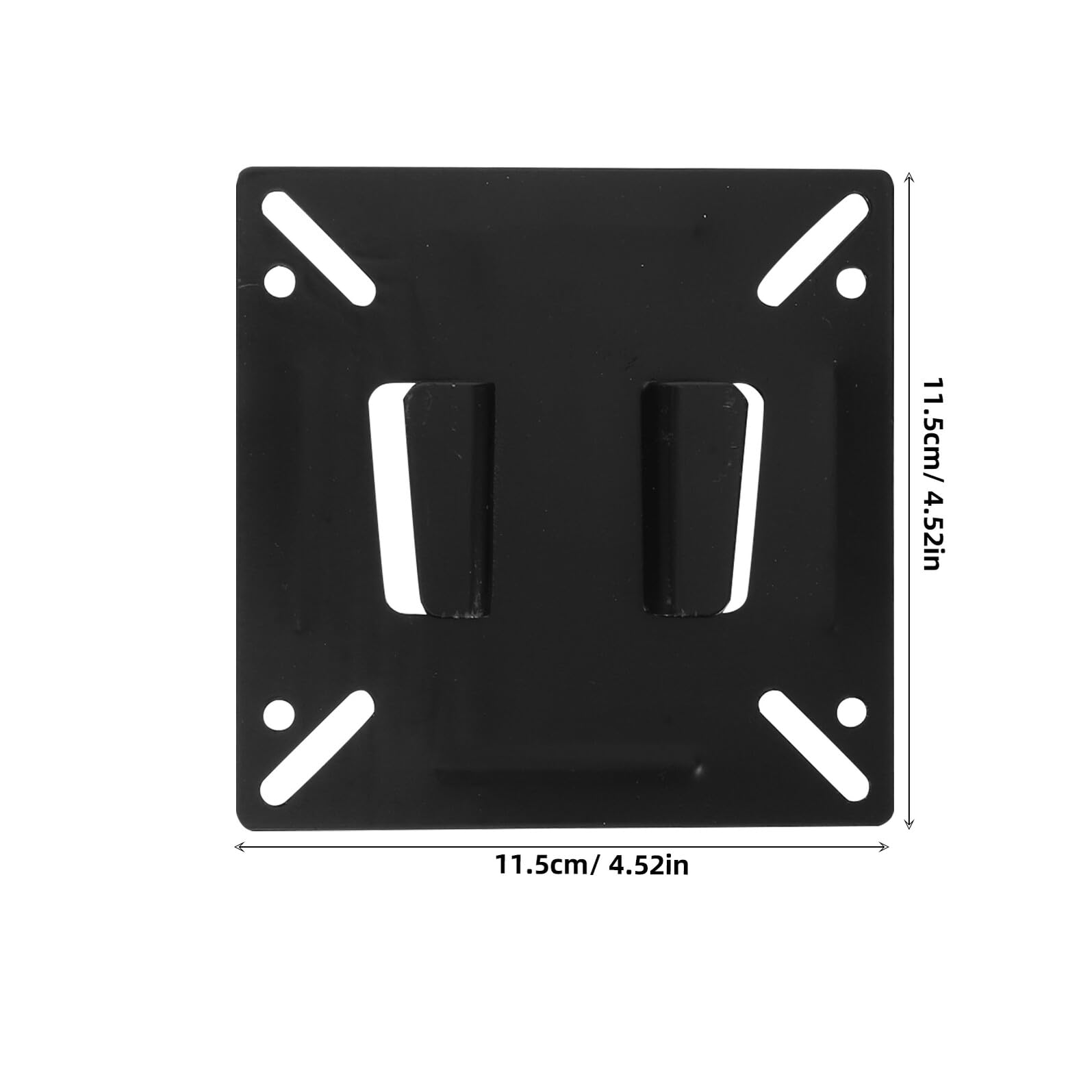 Mikinona 8 pezzi Staffa da Parete per Monitor Supporto in Ferro per Tv LCD e Cornici Digitali Rotazione Multidirezionale per Casa e Ufficio