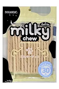 Dog Treats Dogaholic Milky Chew Stick Style - 30 Pcs (Single)