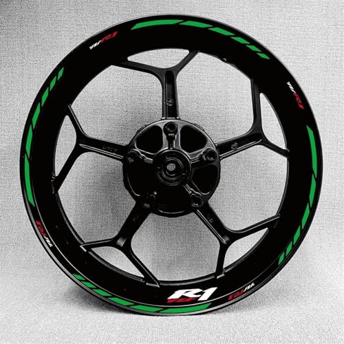 Autocollants de roue moto bande de jante course Yamaha YZF R1