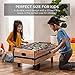 Best Choice Products 4-in-1 Multi Game Table, Childrens Combination Arcade Set w/Pool Billiards, Air Hockey, Foosball and Table Tennis - Natural