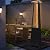 MoNiBloom 42000 BTU Propane Pyramid Patio Heater with Wheels and Glass Tube Flame Burner Outdoor Patio Heater for Commercial Use, Residential, Garden, Backyard, Porch, Deck, Balcony (Black)
