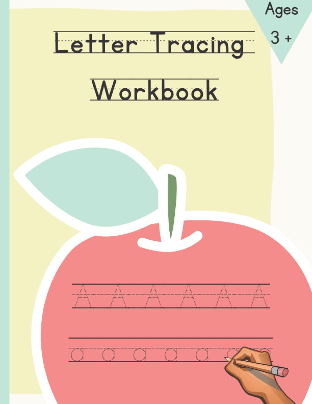 Letter Tracing Workbook: Handwriting Penmanship Practice: 8.5x11 (78-Pages): Midline Dashed for Correct Letter Formation: Story Paper: Draw and Write
