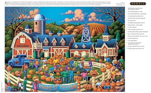 Buffalo Games - Eric Dowdle Harvest Festival - Rompecabezas de 300 piezas para adultos | Arte de Eric Dowdle, Hecho en EE.UU., Piezas fáciles de agarrar, Tablero reciclado, 21.25 x 15 in, Incluye póster, Arte para enmarcar, Ideal para regalo miniatura 5