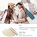 MULIMU 4 Pcs Straw Sun Visor Hat for Women Summer UV Protection Wide Brim Ponytail Straw Beach Cap Women's Style Golf Cap Sun Visors Black