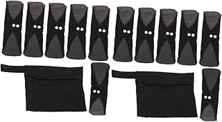 Healifty Washable Period Pads 2 Sets washable napkin washable reusable pad Menstrual Napkin Mother Cloth Menstrual Pads