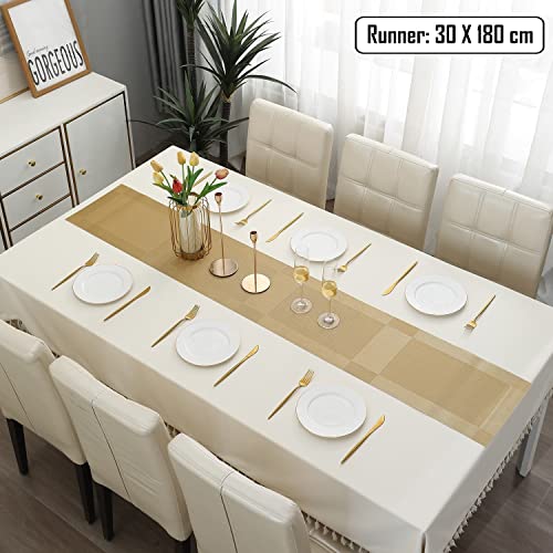 Image of HOKIPO PVC Table Runner 30x180 cm (AR4185)