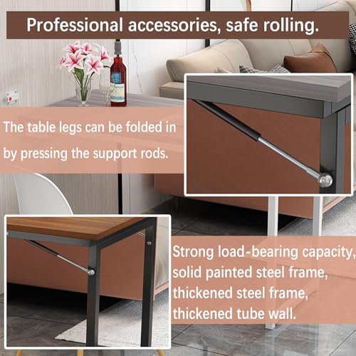 Table murale pliable rabattable et robuste pour buanderie - 6