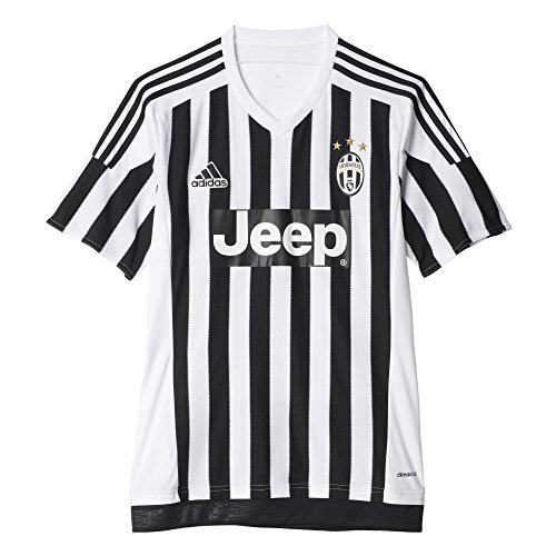 adidas Juventus Home Jersey/Black-White/Adult Medium
