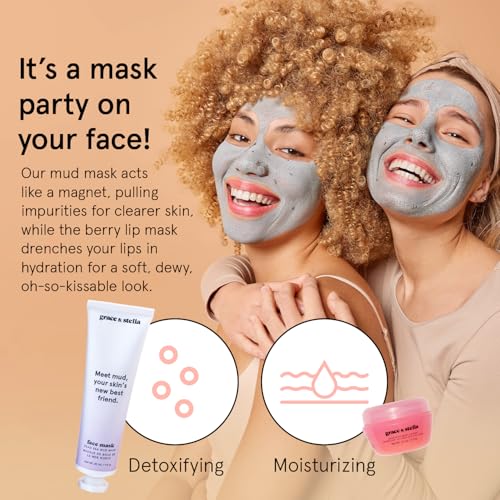 grace & stella Award Winning Skin Care Set - Gifts for Women - Travel Size Toiletries with Eye Masks, Hyaluronic Acid Serum, Lip Balm & More - Bridesmaids, Birthdays, Teen Girl Gifts - Vegan Self Care - Image 7