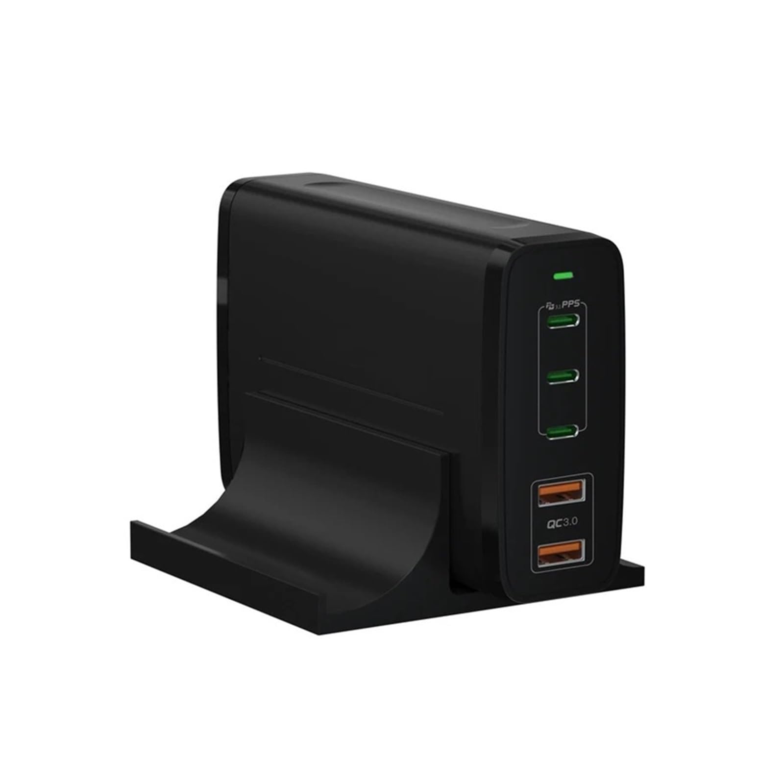 Chargeur USB C 245W 5 Ports PD Station de Charge Rapide 140W PD3.1/PPS/QC4+/QC3.0 Adaptateur Secteur Compatibilité Universelle(3pin P)