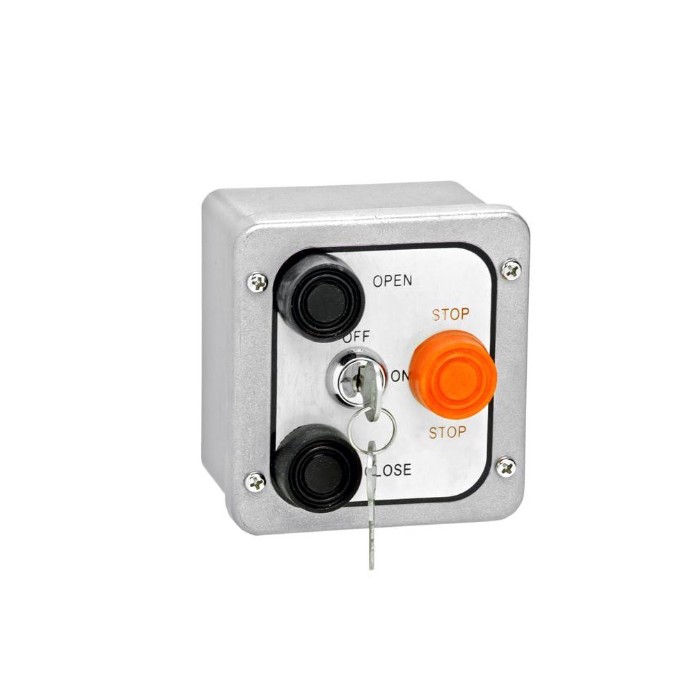 3BXL NEMA 4 Exterior Three Button Control with Lockout Surface Mount Control Station