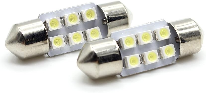 Manchester Case 2 x 32mm(1.2") DC 12V Bright Light White LED Bulb Festoon Dome Light