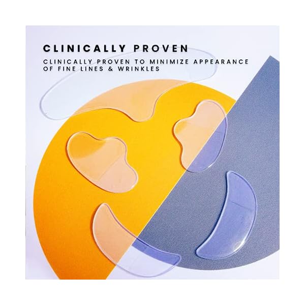 Dermaclara-Silicone-Face-Patches-for-Wrinkles-Fine-Lines-Pregnancy-Safe-Skin-Care-Silicone-Anti-Wrinkle-Patches-Wear-While-Sleeping-Silicone-Gel-Under-Eye-Mask-and-Face-Wrinkle-Patches Dermaclara Silicone Face Patches for Wrinkles & Fine Lines