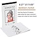 Marker Paper Sketchbook, Bleedproof Art Marker Pad, (8.27 X 11.69) Inch, White, 40 Sheets