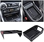 DIAMOOKY Upgraded Center Console Organizer Compatible with 2023 2022 2021 2020 2019 Toyota Rav4 Accessories, Gear Shift Storage Tray Secondary Box Insert Divider - 2pcs