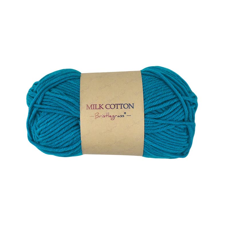 Bristlegrass Methyl Blue Acrylic Yarn, 100% Acrylic, 50g/115yds, Crochet & Knitting, Easy-to-See Stitches, Worsted Weight, Suggested Needle Size 3.0-4.0mm โ image 1
